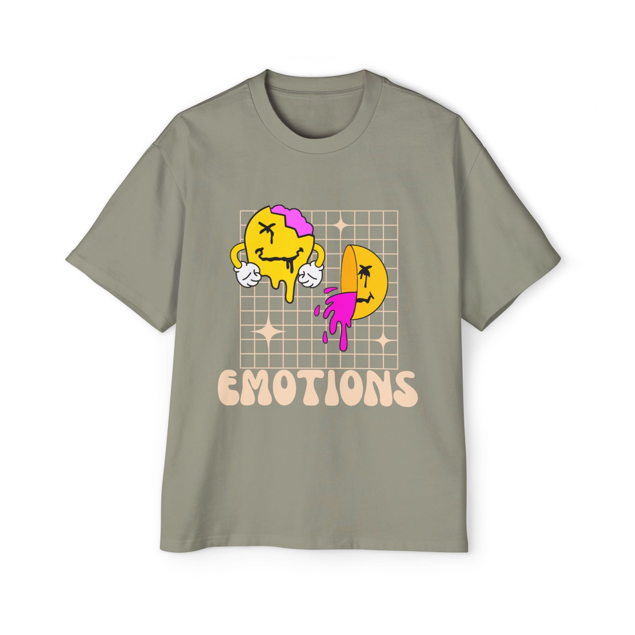 Summer emotions oversized heavy T-shirt