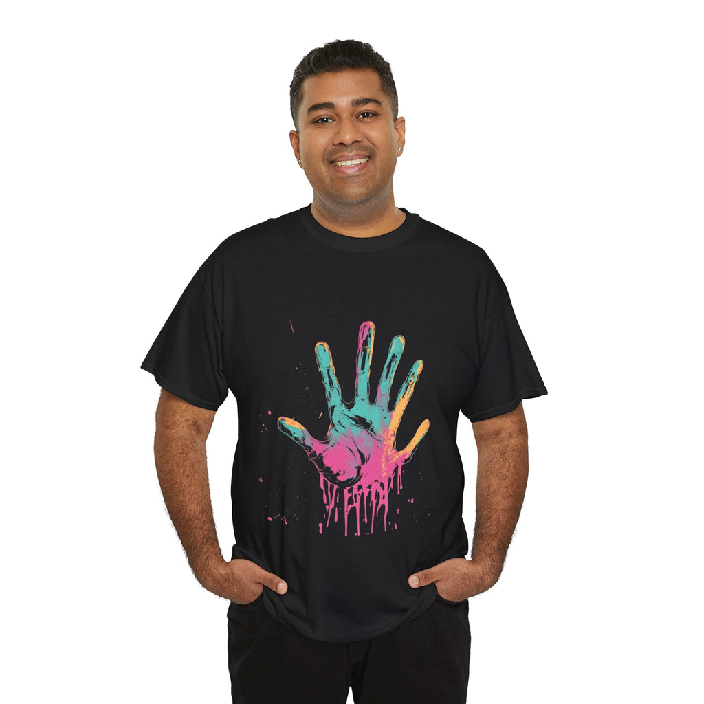 Vibrant Hand Art Tee 2