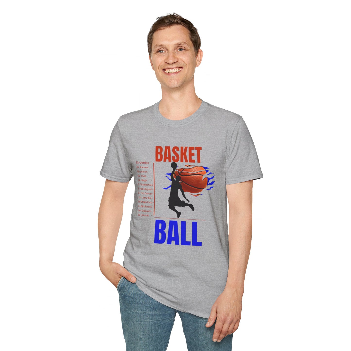 Basketball Greats Adult T-Shirt