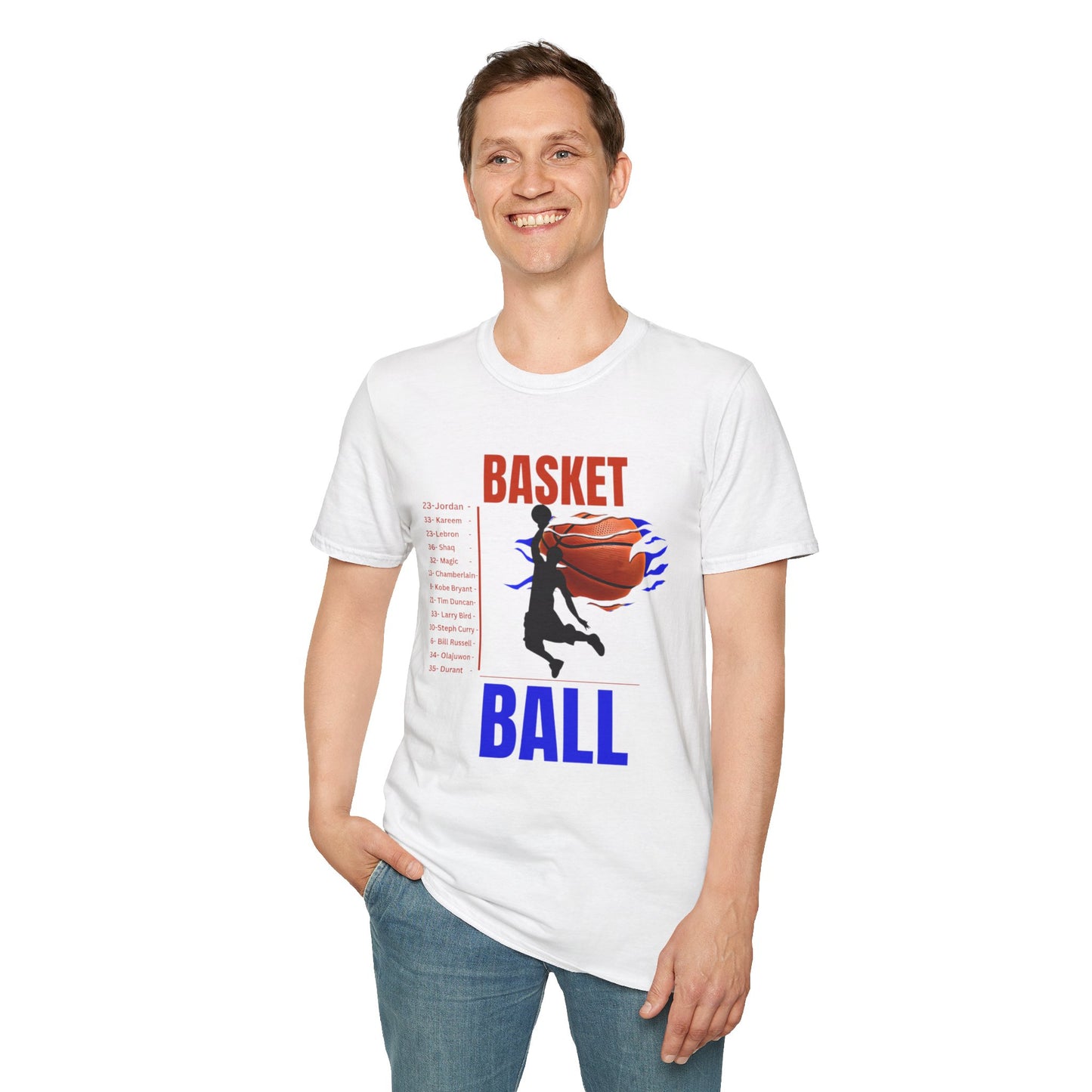 Basketball Greats Adult T-Shirt