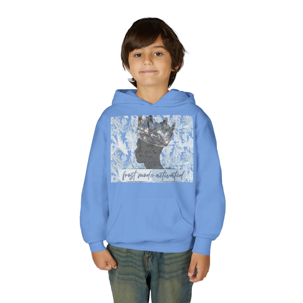 Youth Hoodie — "Frost Mode Activated" Graphic Sweatshirt