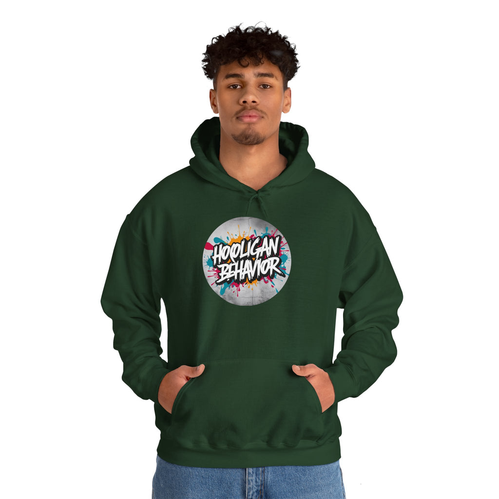 Hooligan Behavior Unisex Heavy Blend Hoodie - Comfortable Streetwear Sweatshirt