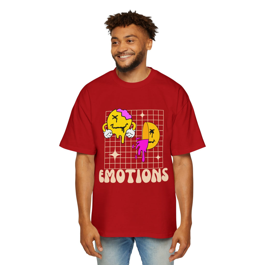 Summer emotions oversized heavy T-shirt