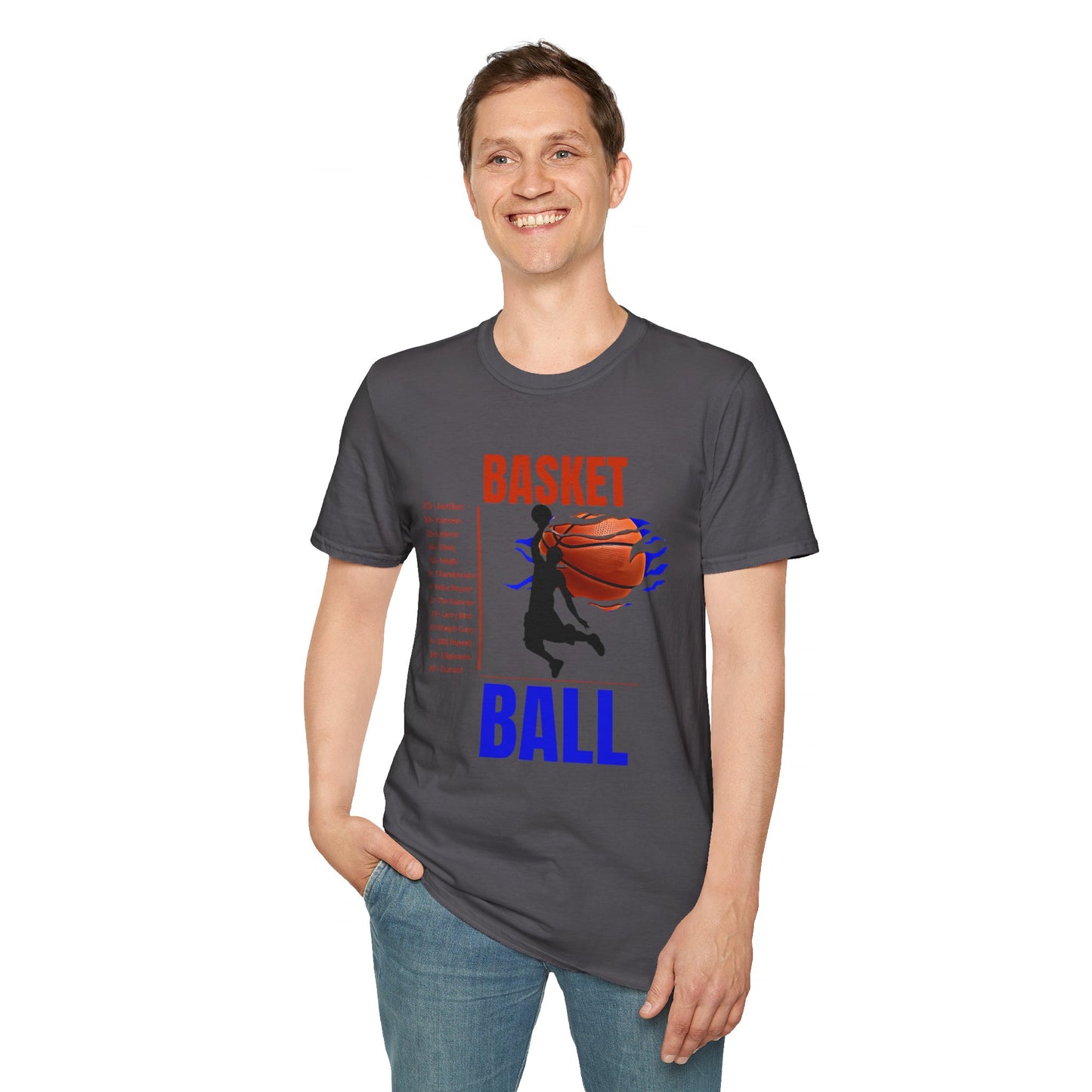 Basketball Greats Adult T-Shirt