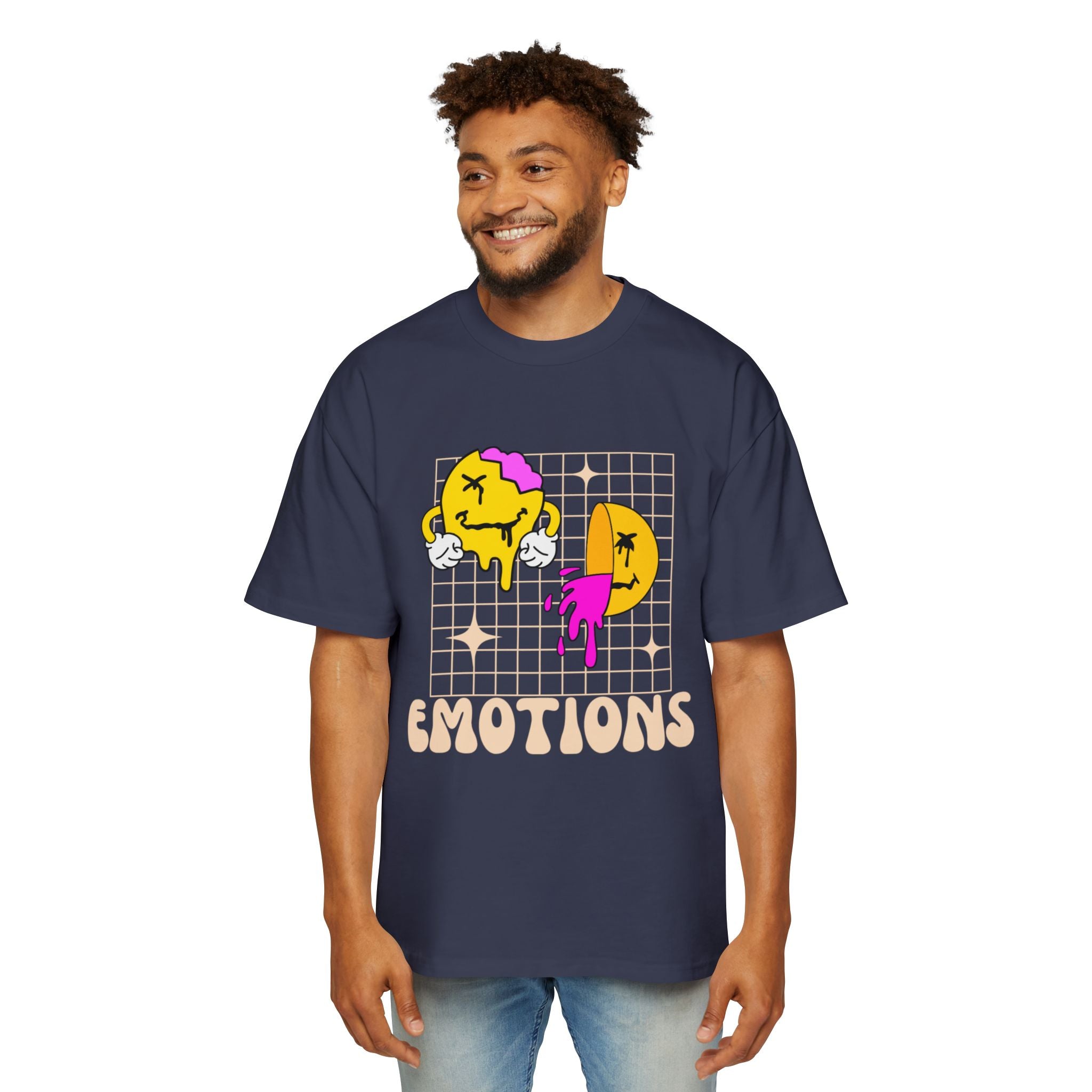Summer emotions oversized heavy T-shirt