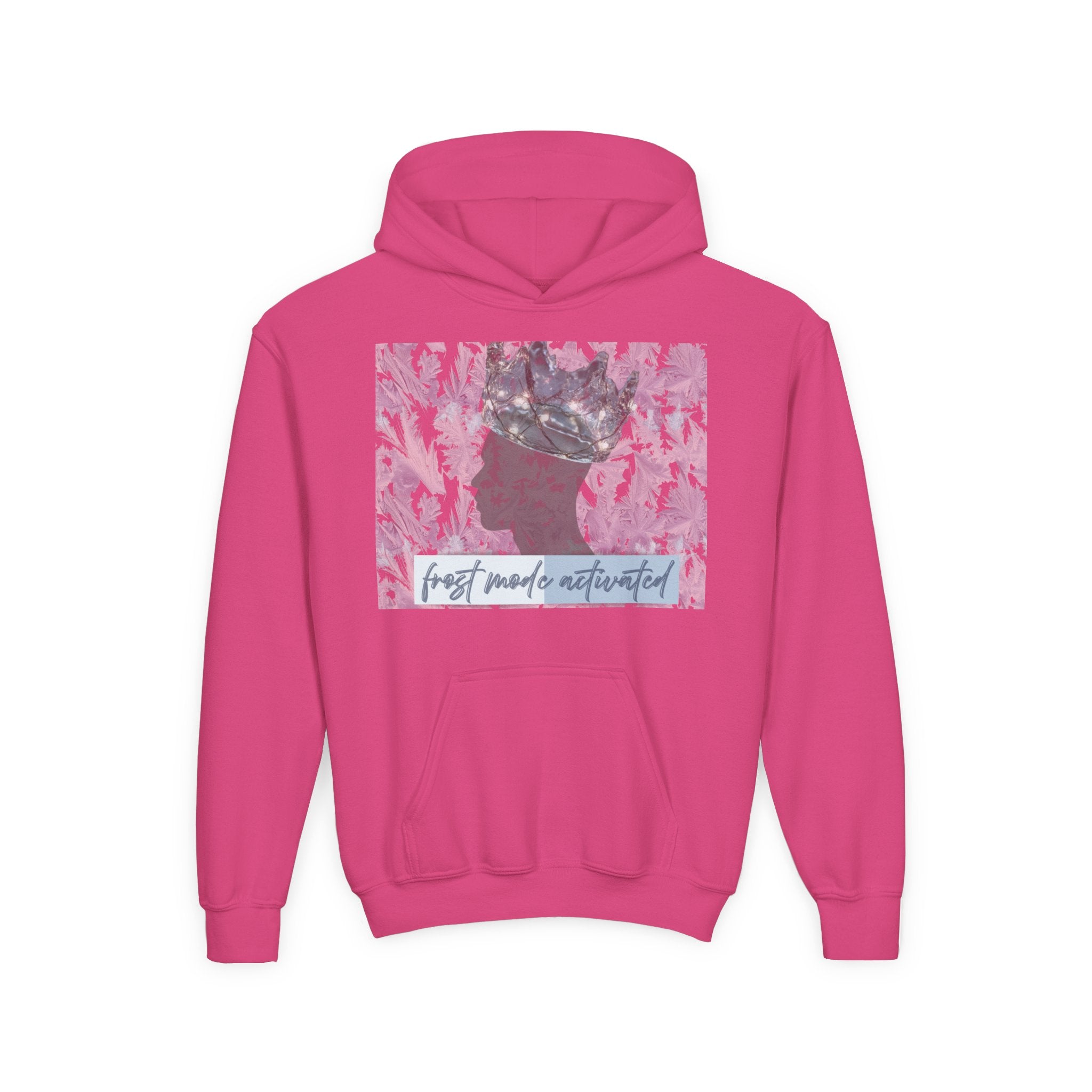 Youth Hoodie — "Frost Mode Activated" Graphic Sweatshirt
