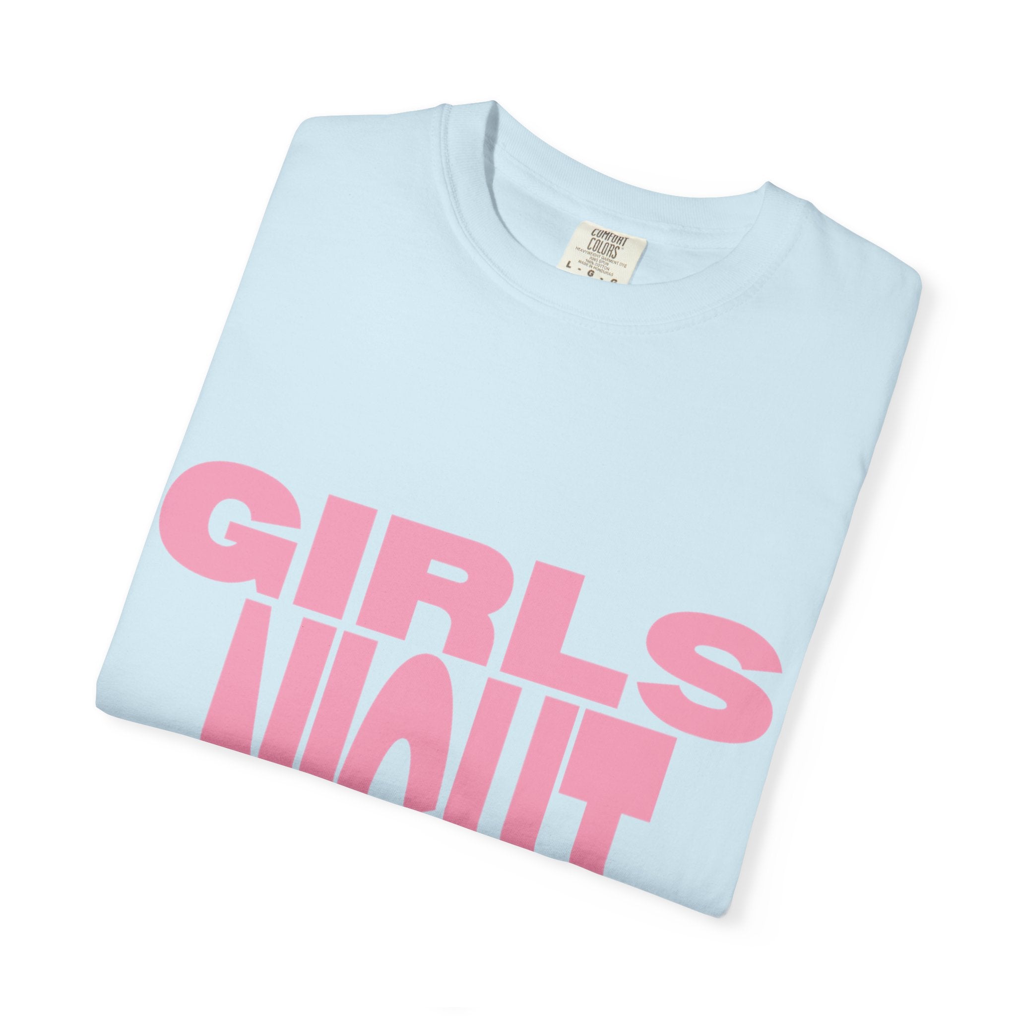 Girls Night T-Shirt — Bold Pink Graphic Tee for Bachelorette & Party