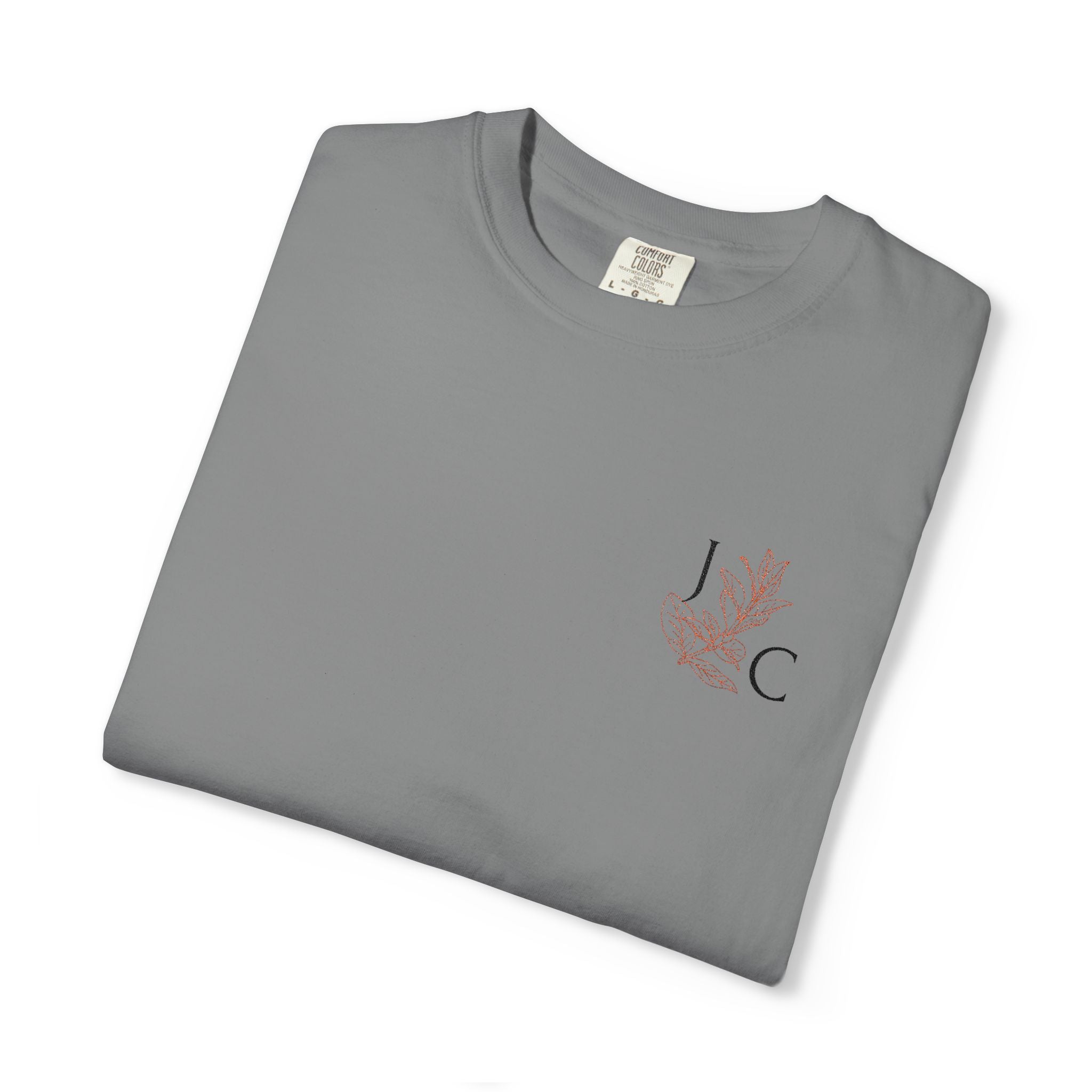 JC's Flower embordered T‑Shirt