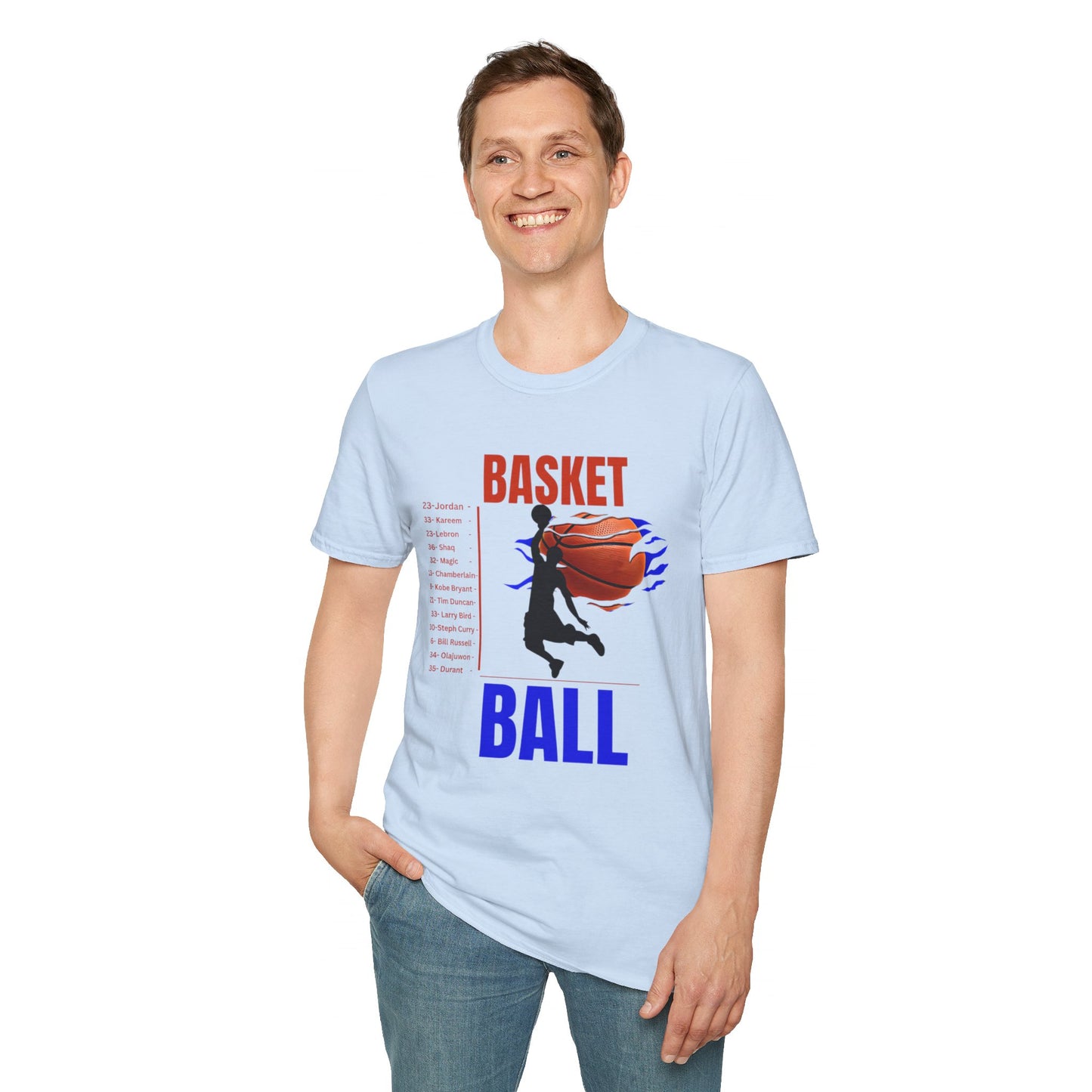 Basketball Greats Adult T-Shirt