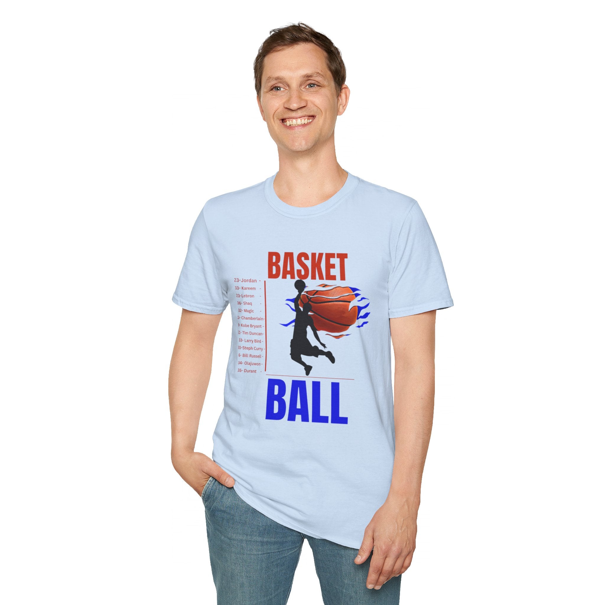 Basketball Greats Adult T-Shirt