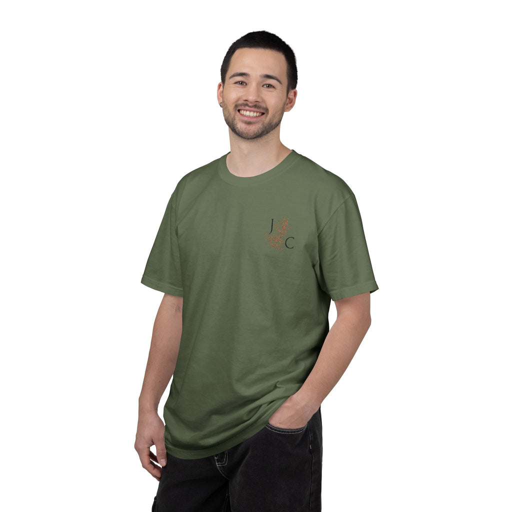 JC's Flower embordered T‑Shirt