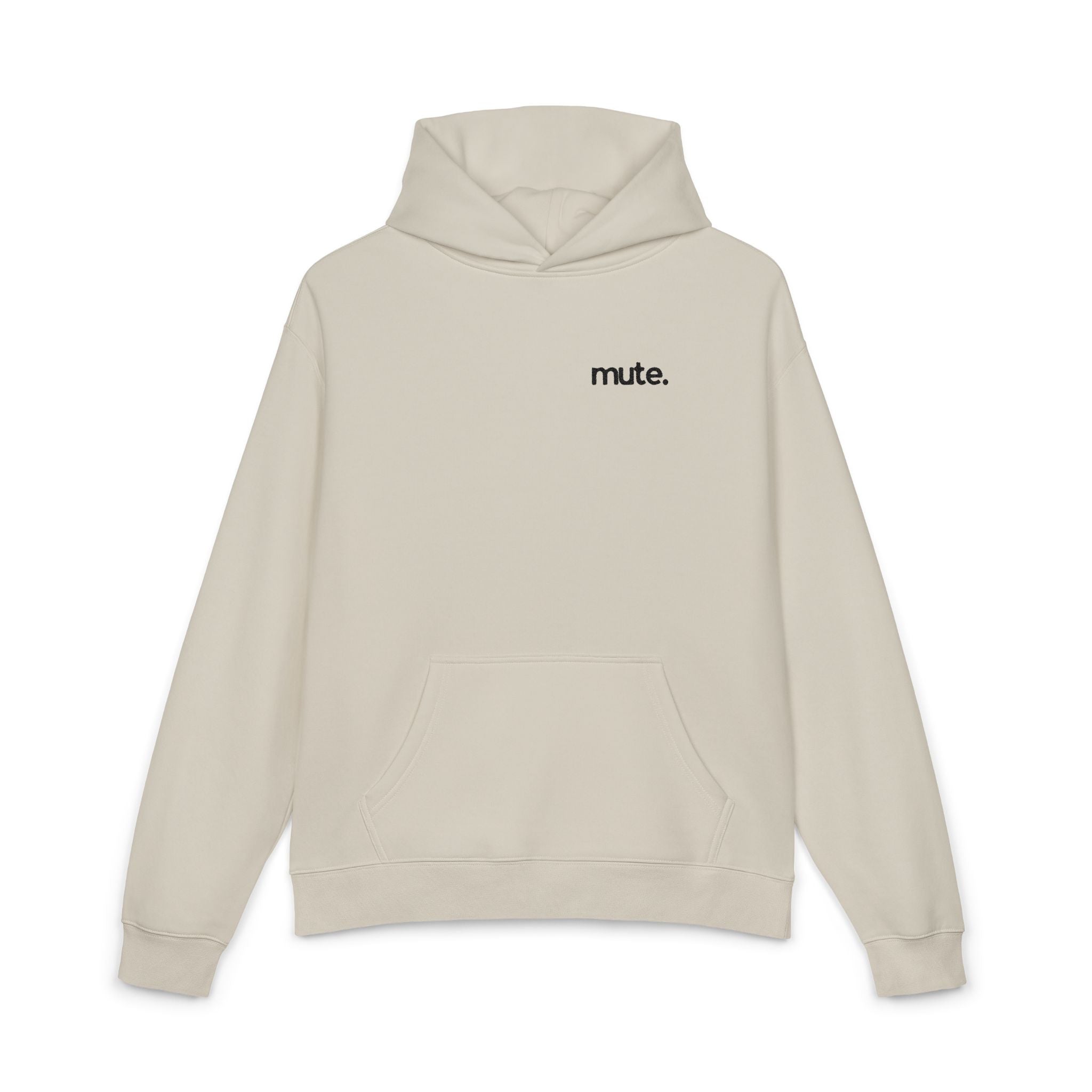Muted Minimalist Hoodie — Relaxed Pullover