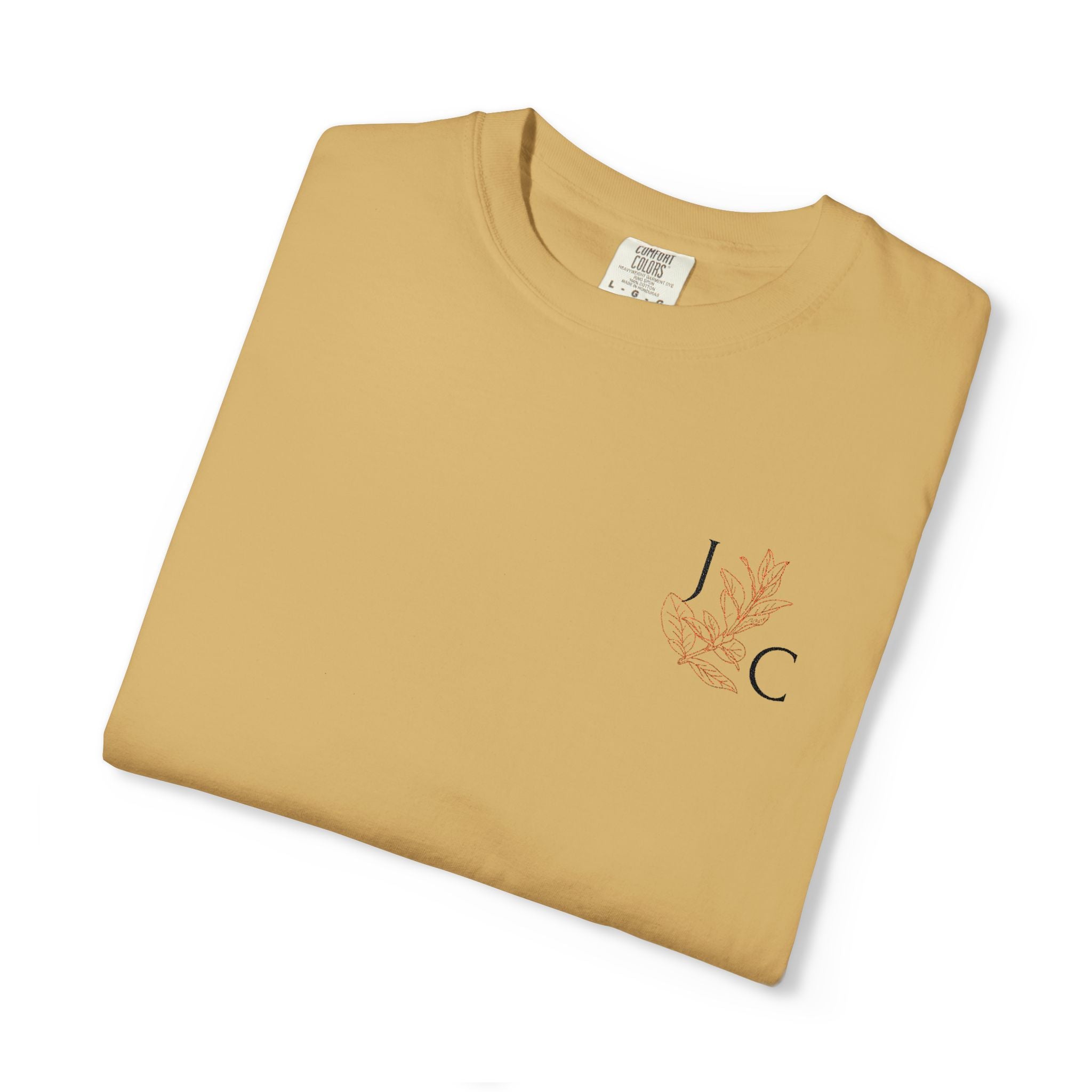 JC's Flower embordered T‑Shirt