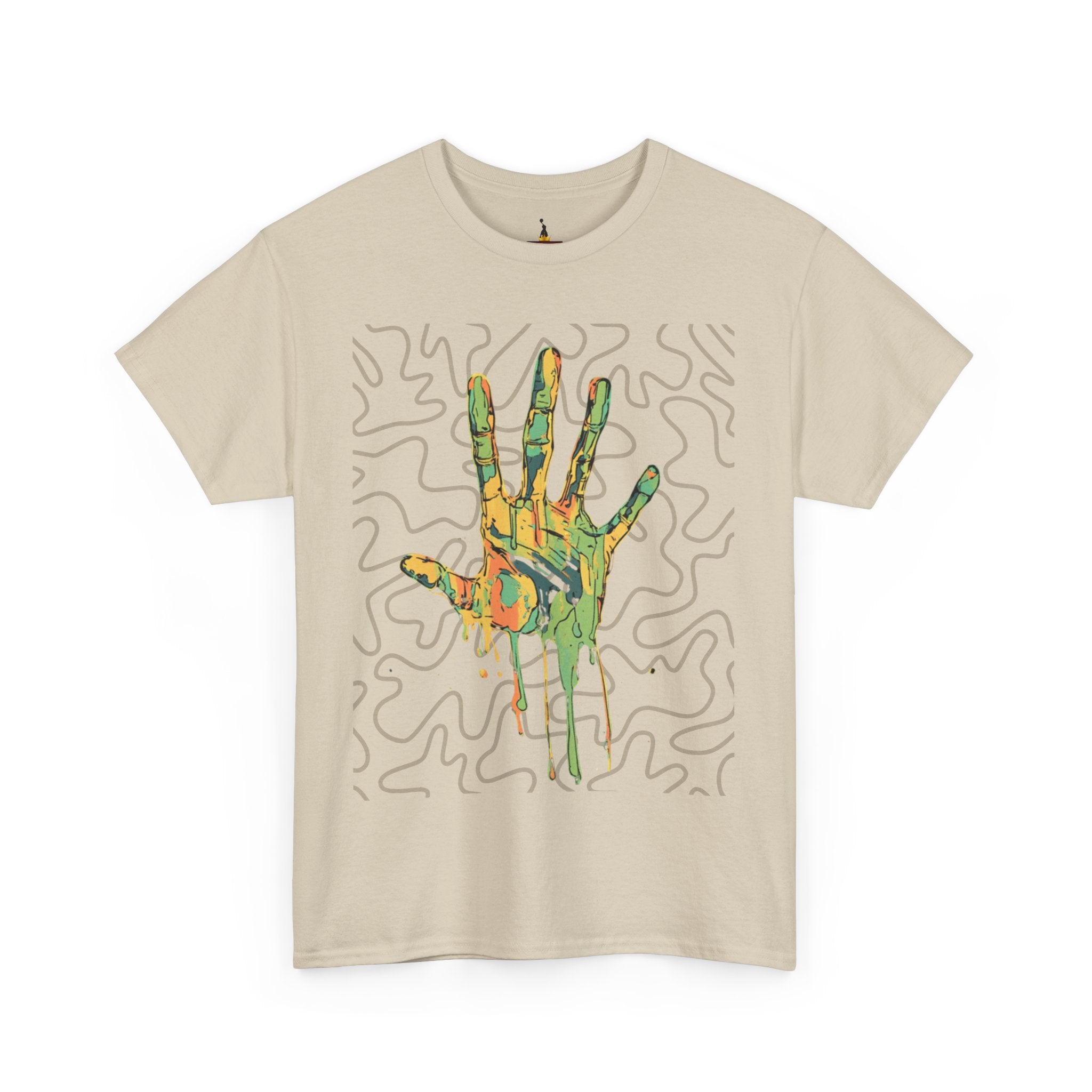 Vibrant Hand Art Tee 1
