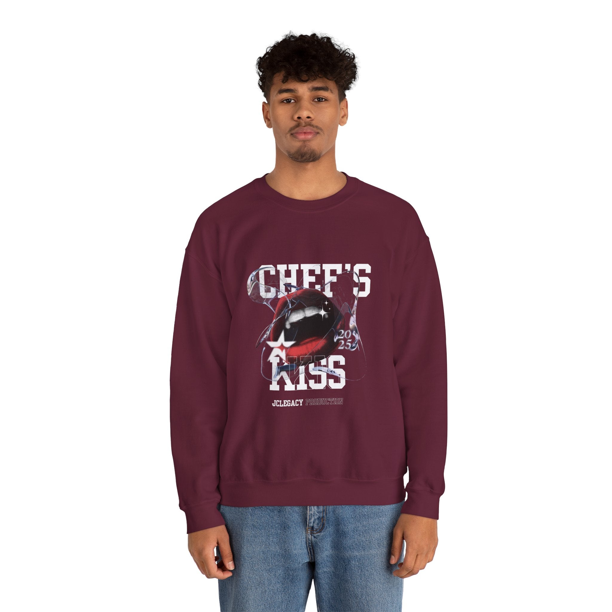 'Chef's Kiss' Unisex Crewneck Sweatshirt Graphic Pullover