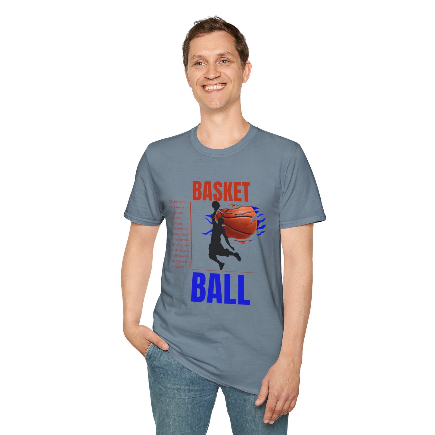 Basketball Greats Adult T-Shirt