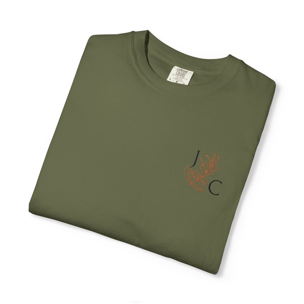 JC's Flower embordered T‑Shirt