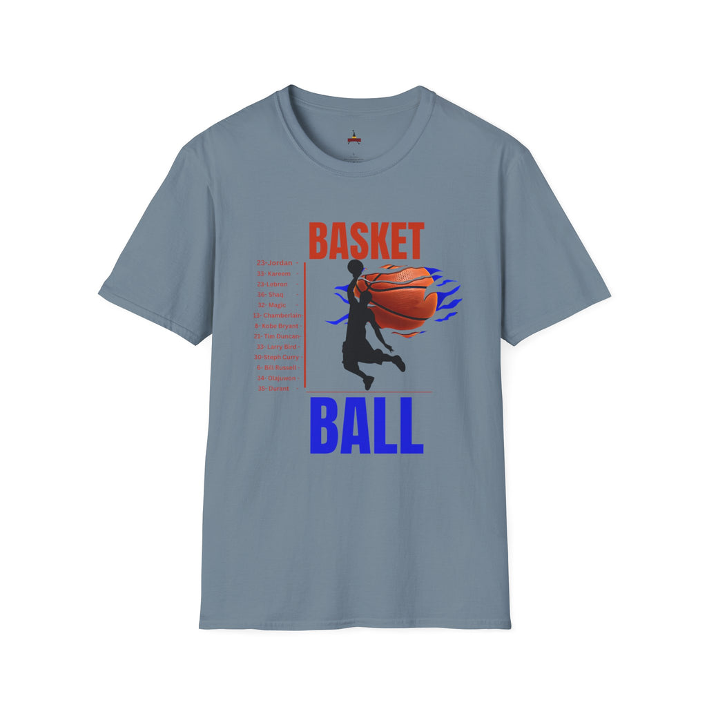 Basketball Greats Adult T-Shirt