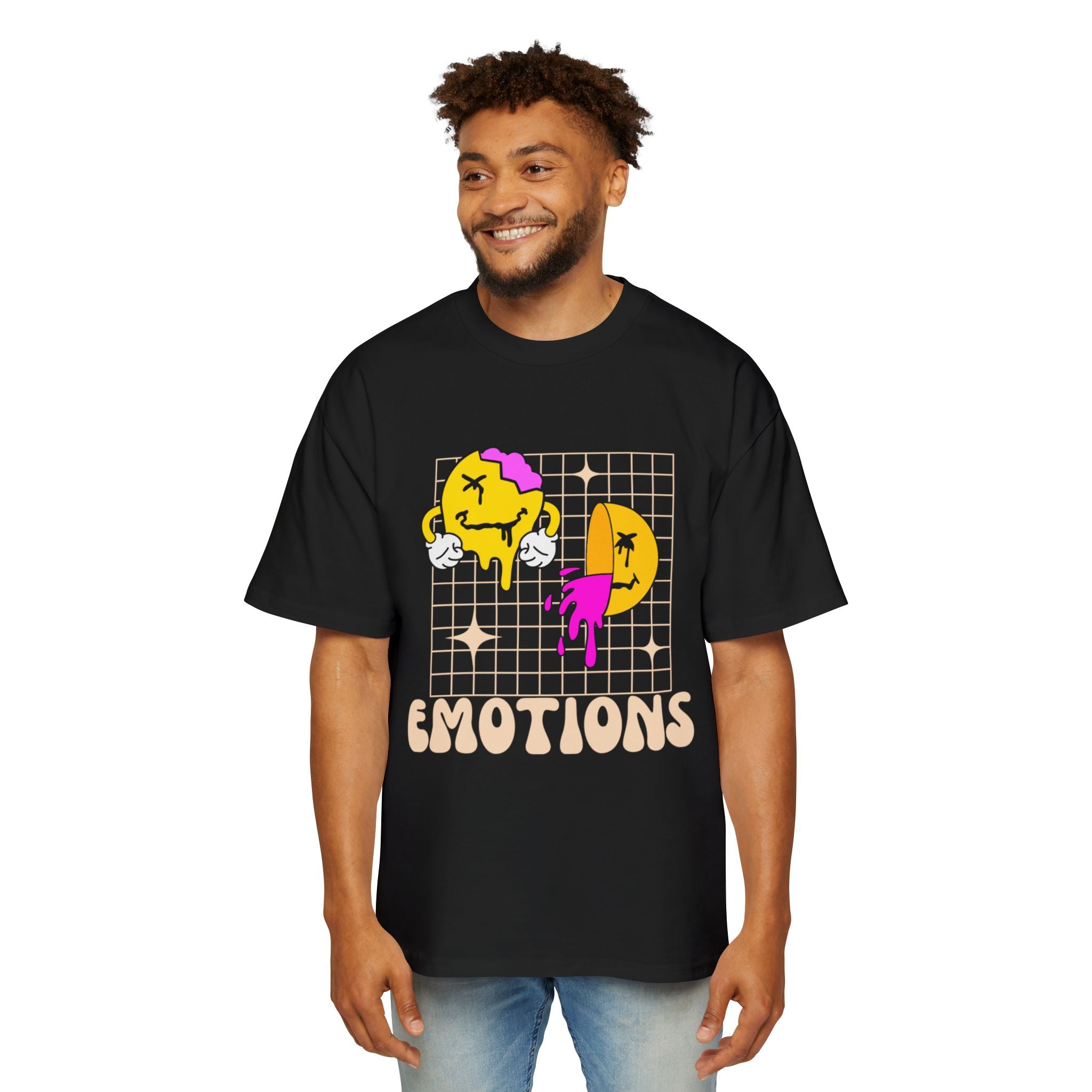 Summer emotions oversized heavy T-shirt