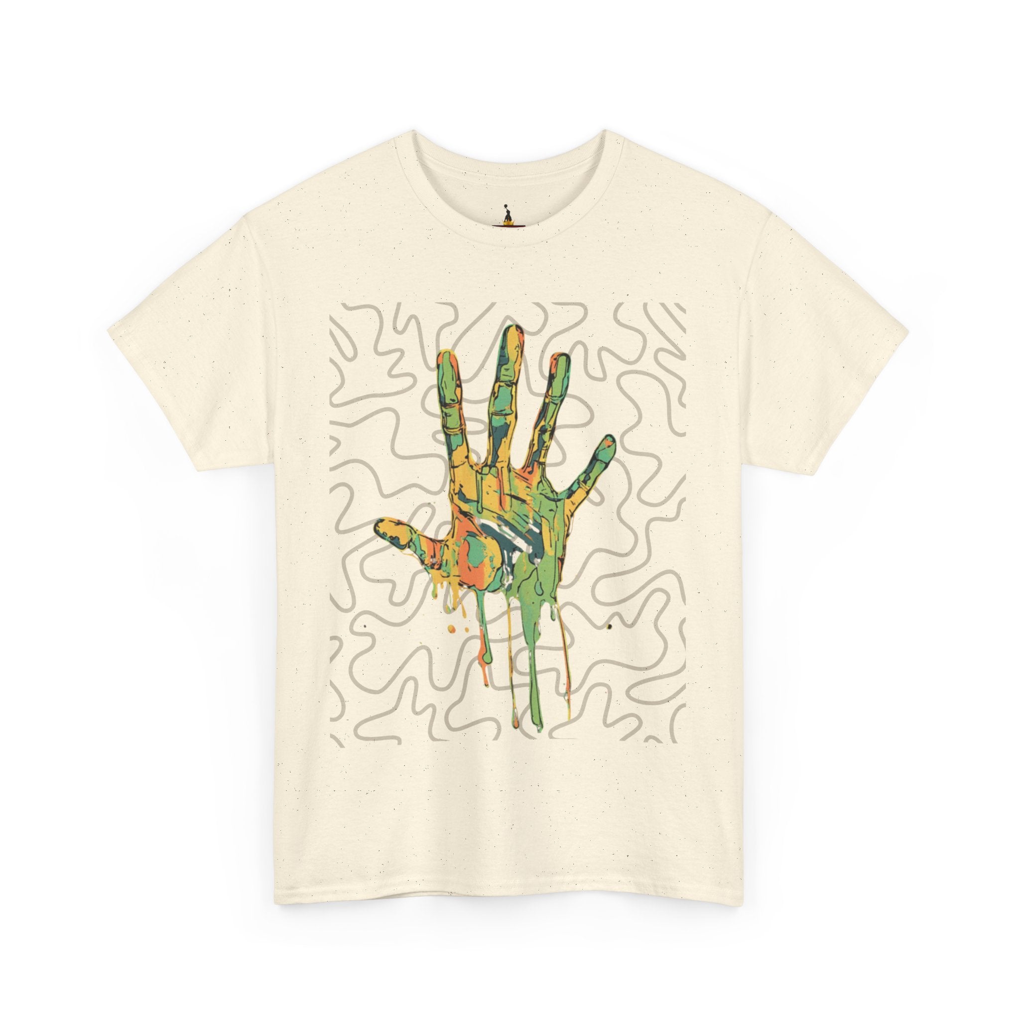 Vibrant Hand Art Tee 1