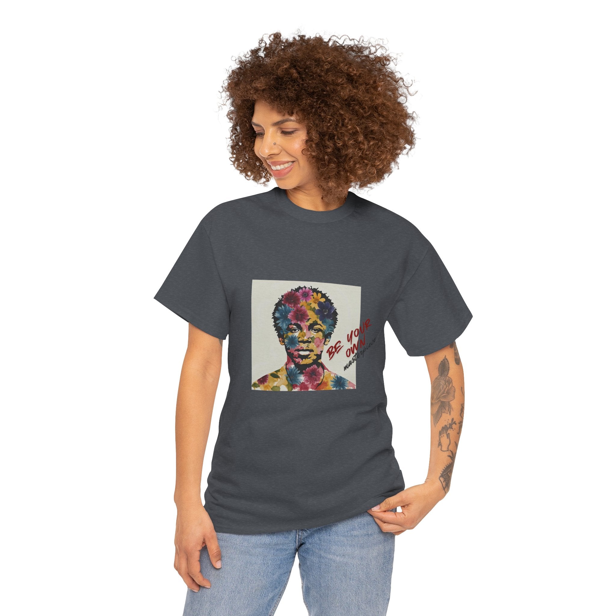 Be Your Own Masterpiece Unisex Heavy Cotton Tee - Vibrant Artistry