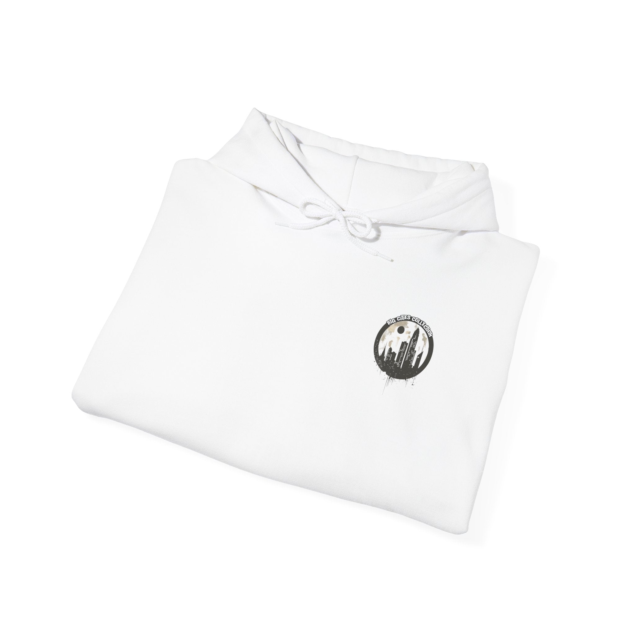 NYC Neon Lights Unisex Heavy Blend™ Hooded Sweatshirt - Cozy Urban Style