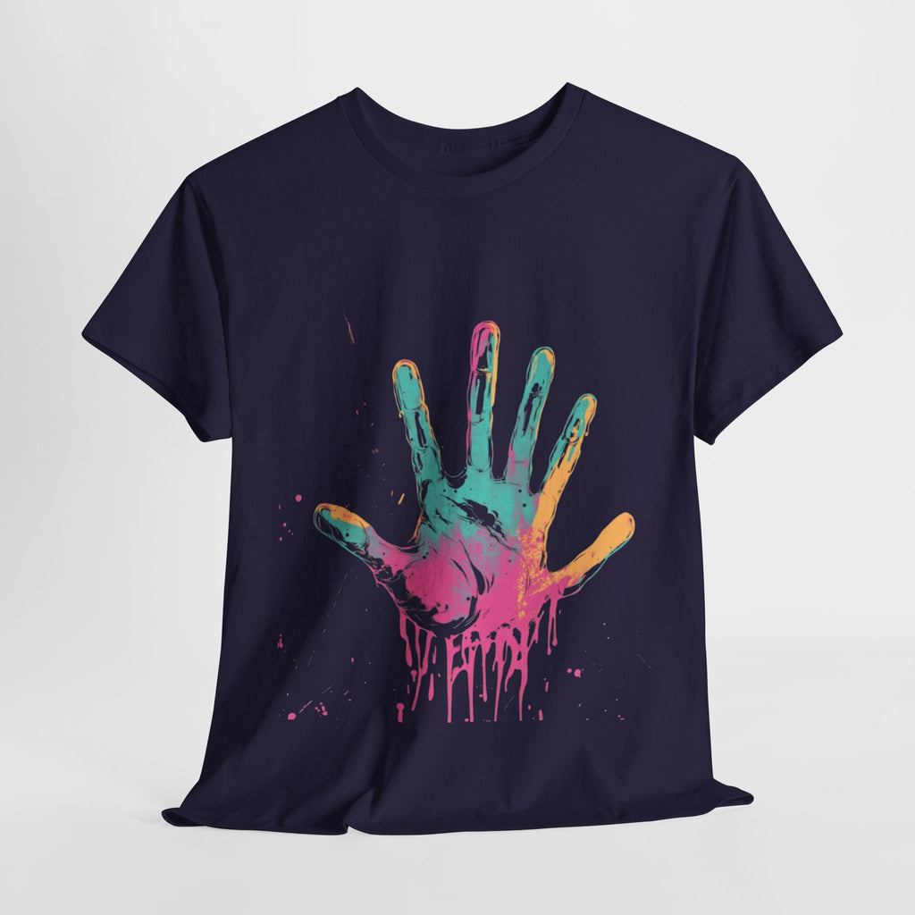 Vibrant Hand Art Tee 2
