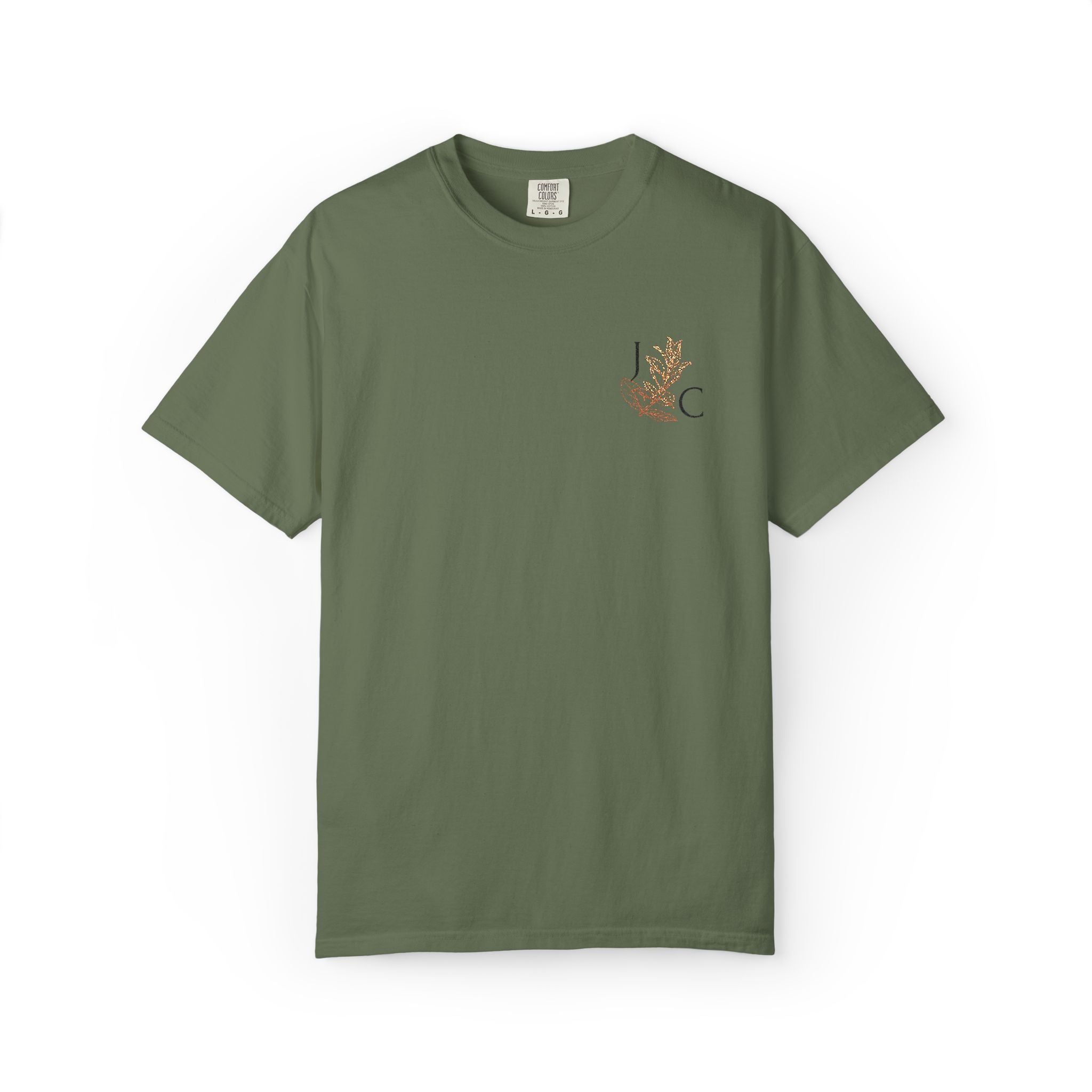 JC's Flower embordered T‑Shirt