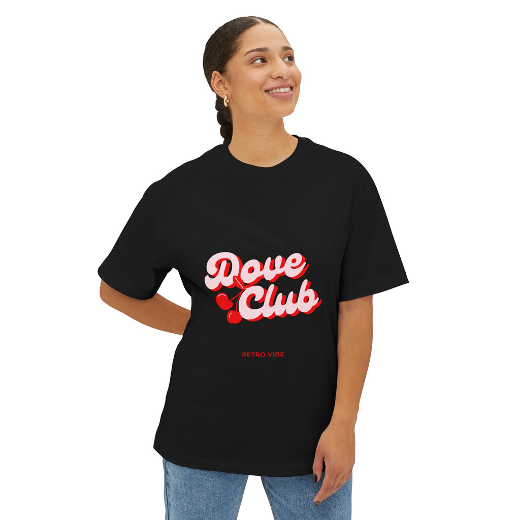 Love Club Oversized Tee - Casual T-Shirt for Lovers