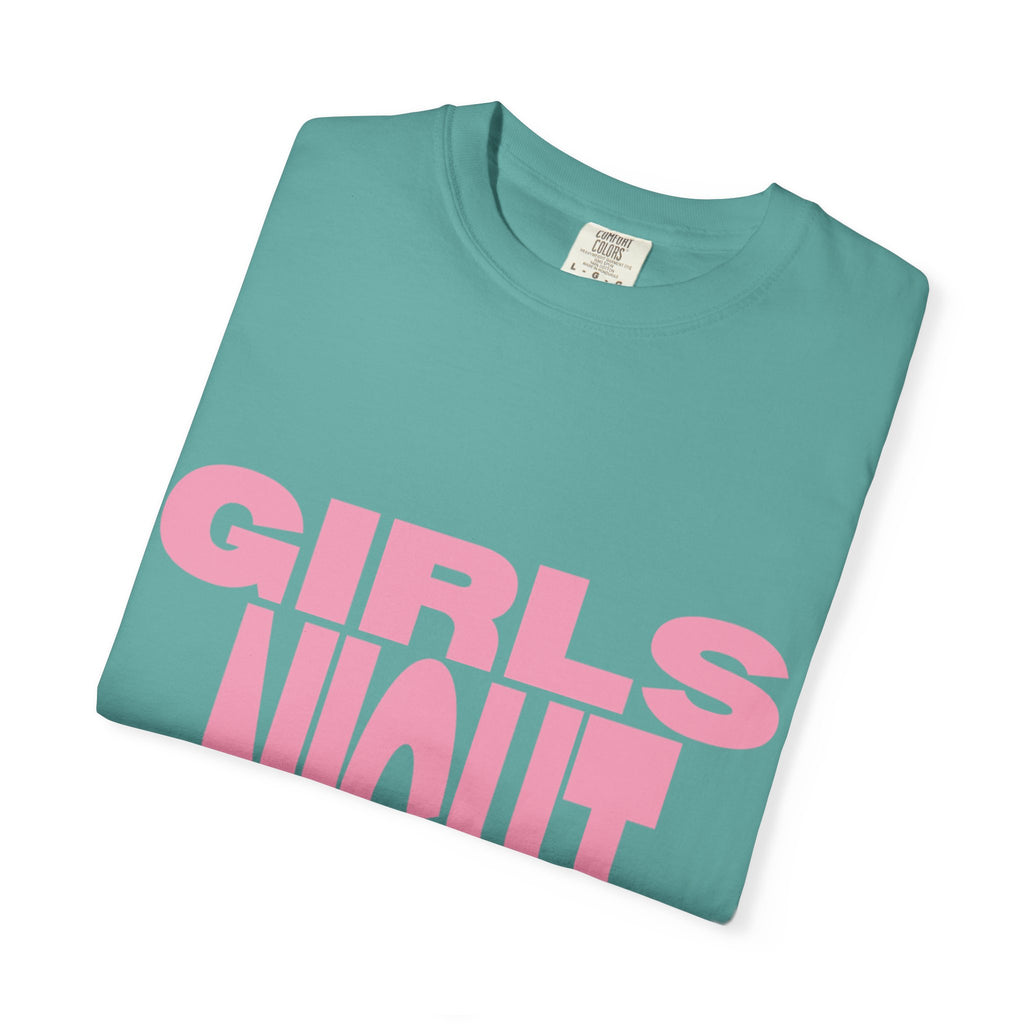 Girls Night T-Shirt — Bold Pink Graphic Tee for Bachelorette & Party