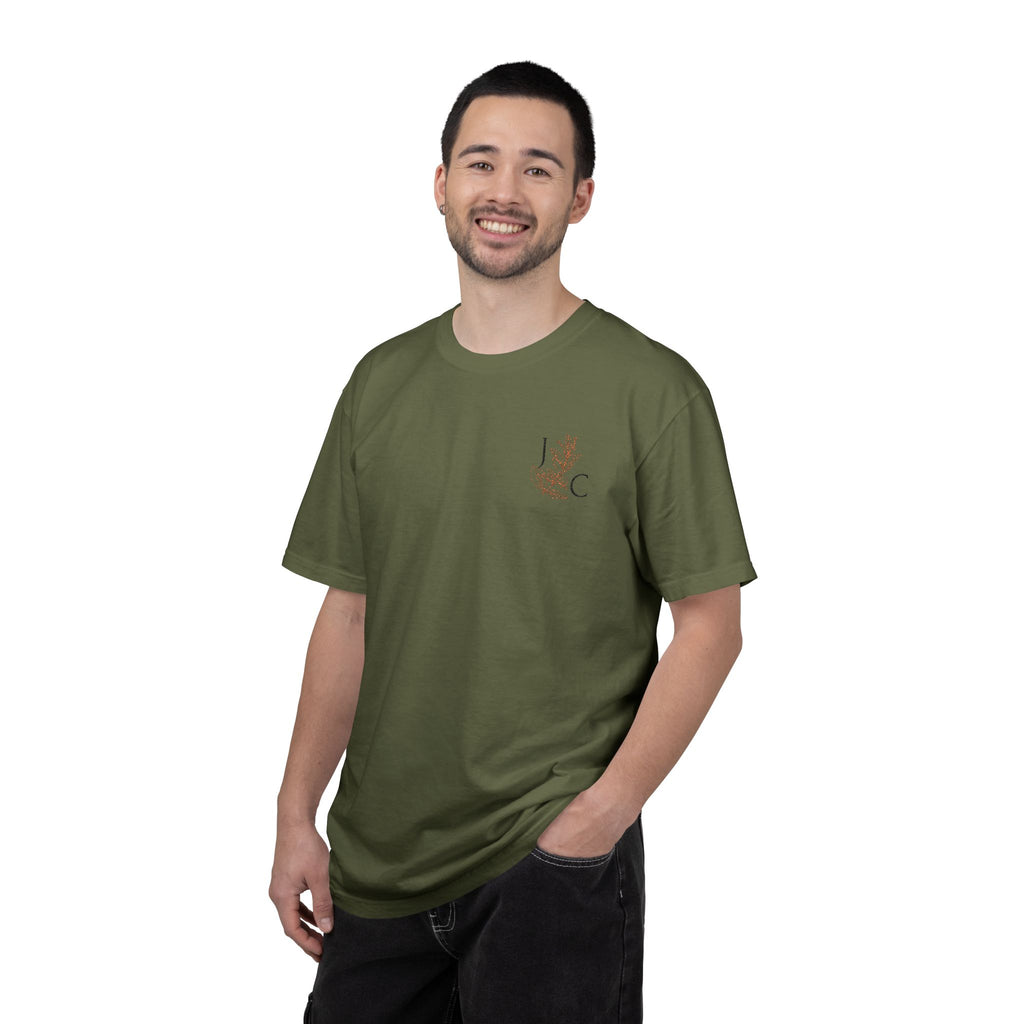 JC's Flower embordered T‑Shirt