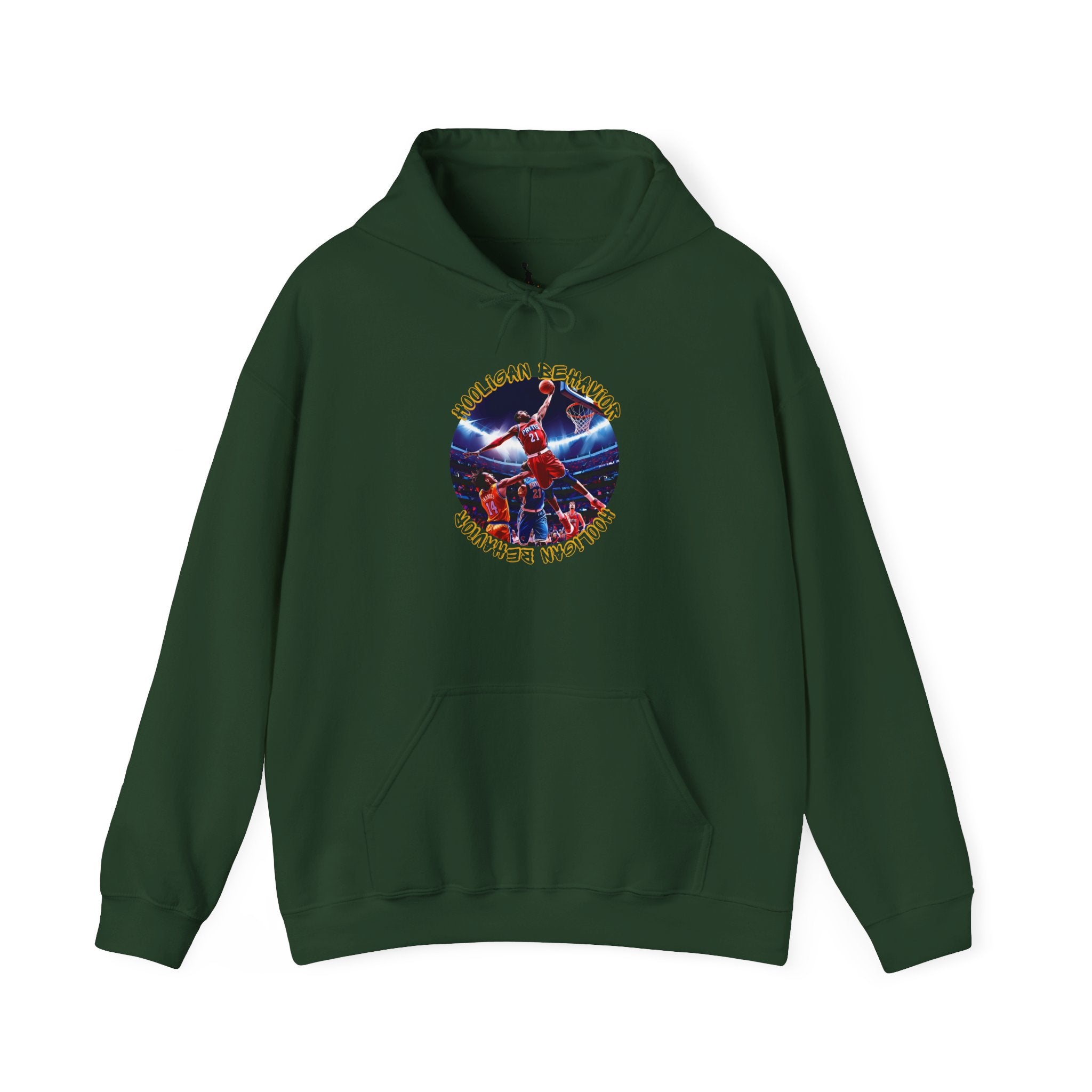 Basketball Dunk Hoodie - Hooligan Behavior Design