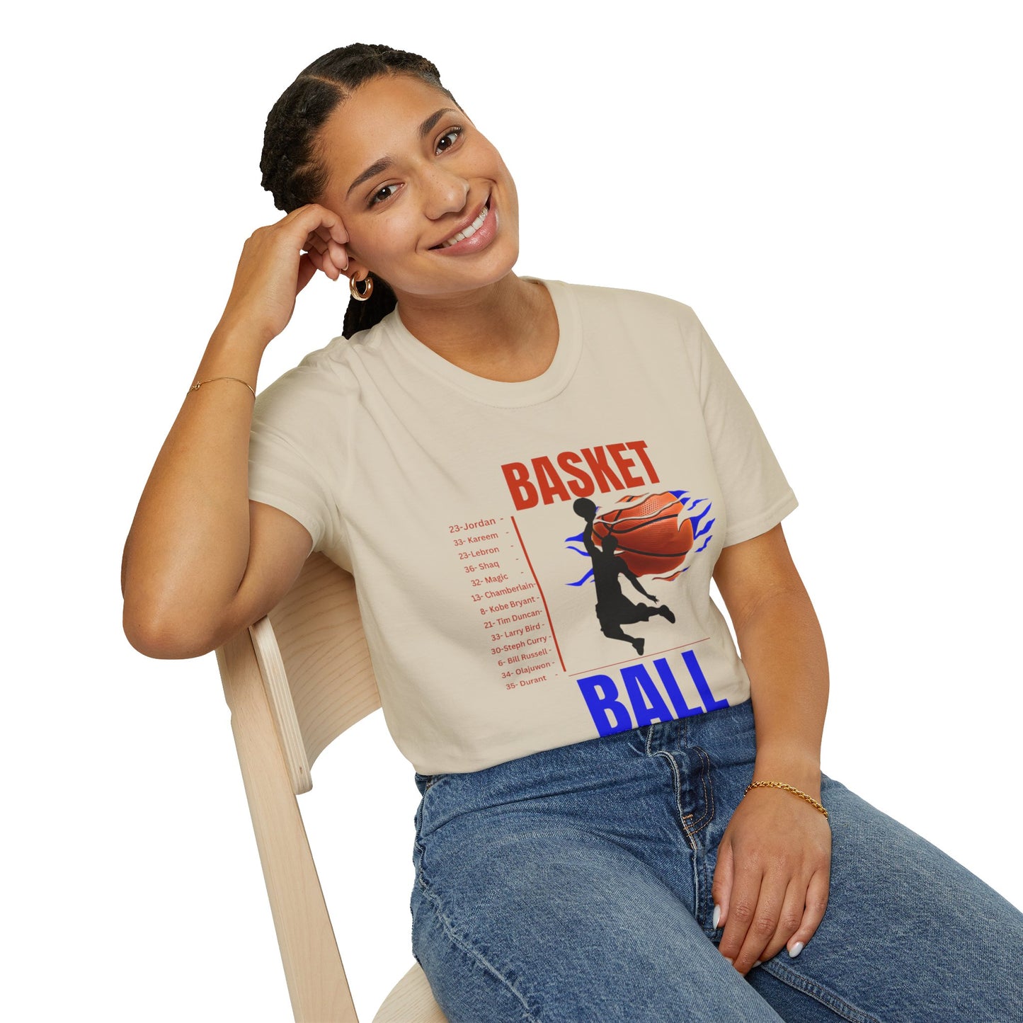 Basketball Greats Adult T-Shirt