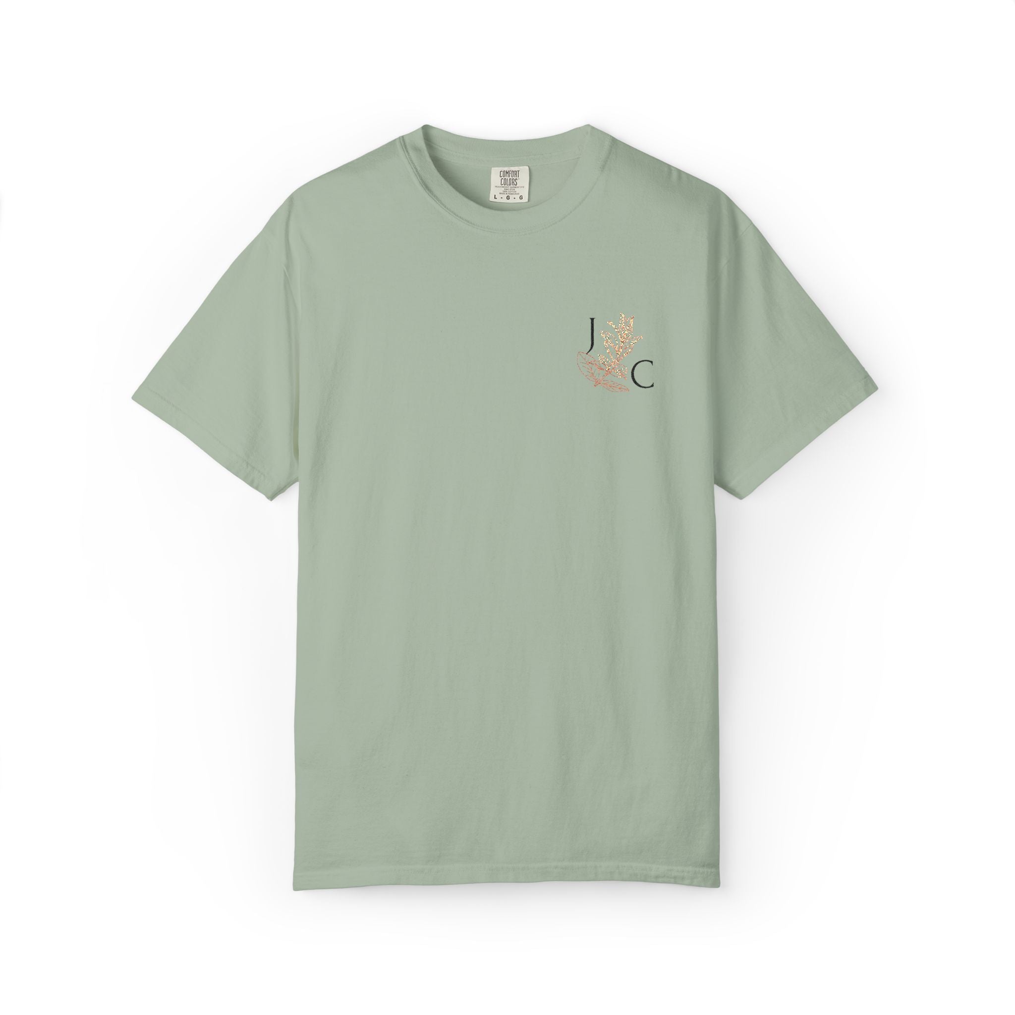 JC's Flower embordered T‑Shirt