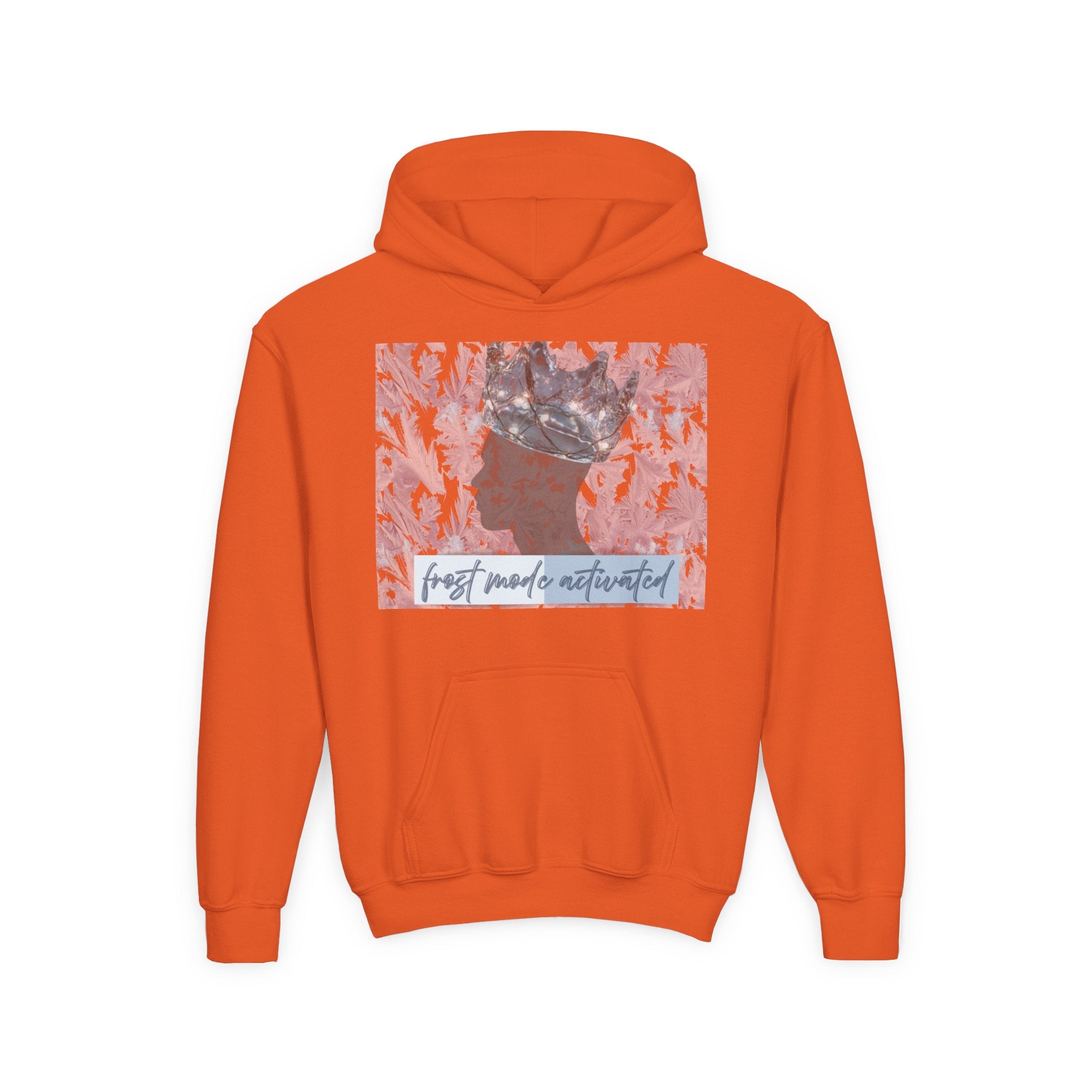 Youth Hoodie — "Frost Mode Activated" Graphic Sweatshirt
