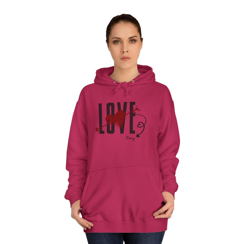 Love Heart Arrow Hoodie – Romantic College Pullover