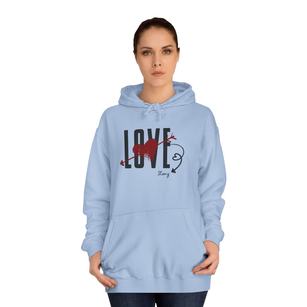 Love Heart Arrow Hoodie – Romantic College Pullover