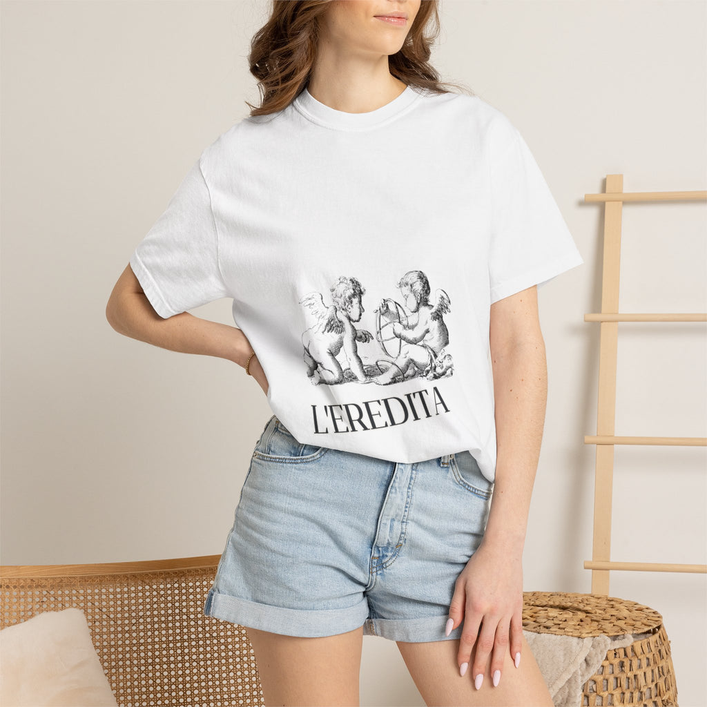 L'Eredità Vintage Cherubs Graphic T-Shirt