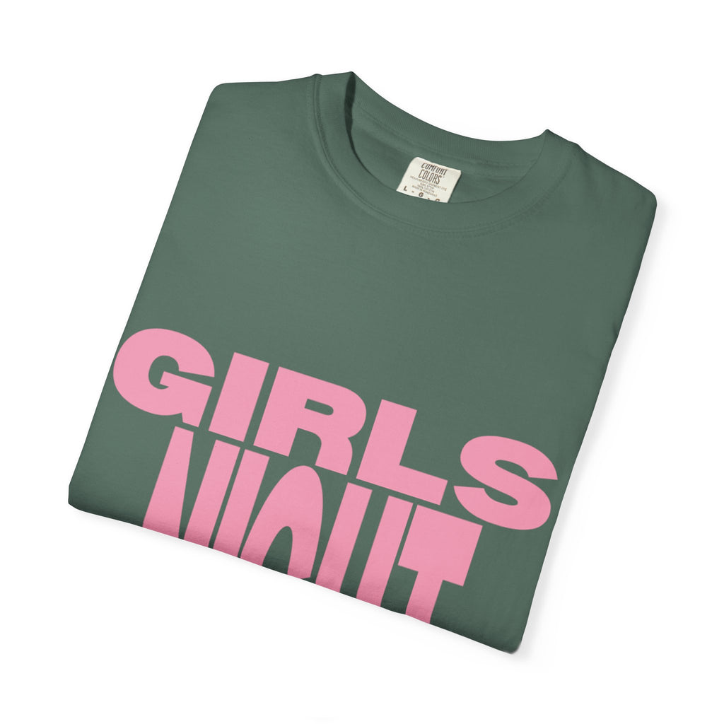 Girls Night T-Shirt — Bold Pink Graphic Tee for Bachelorette & Party