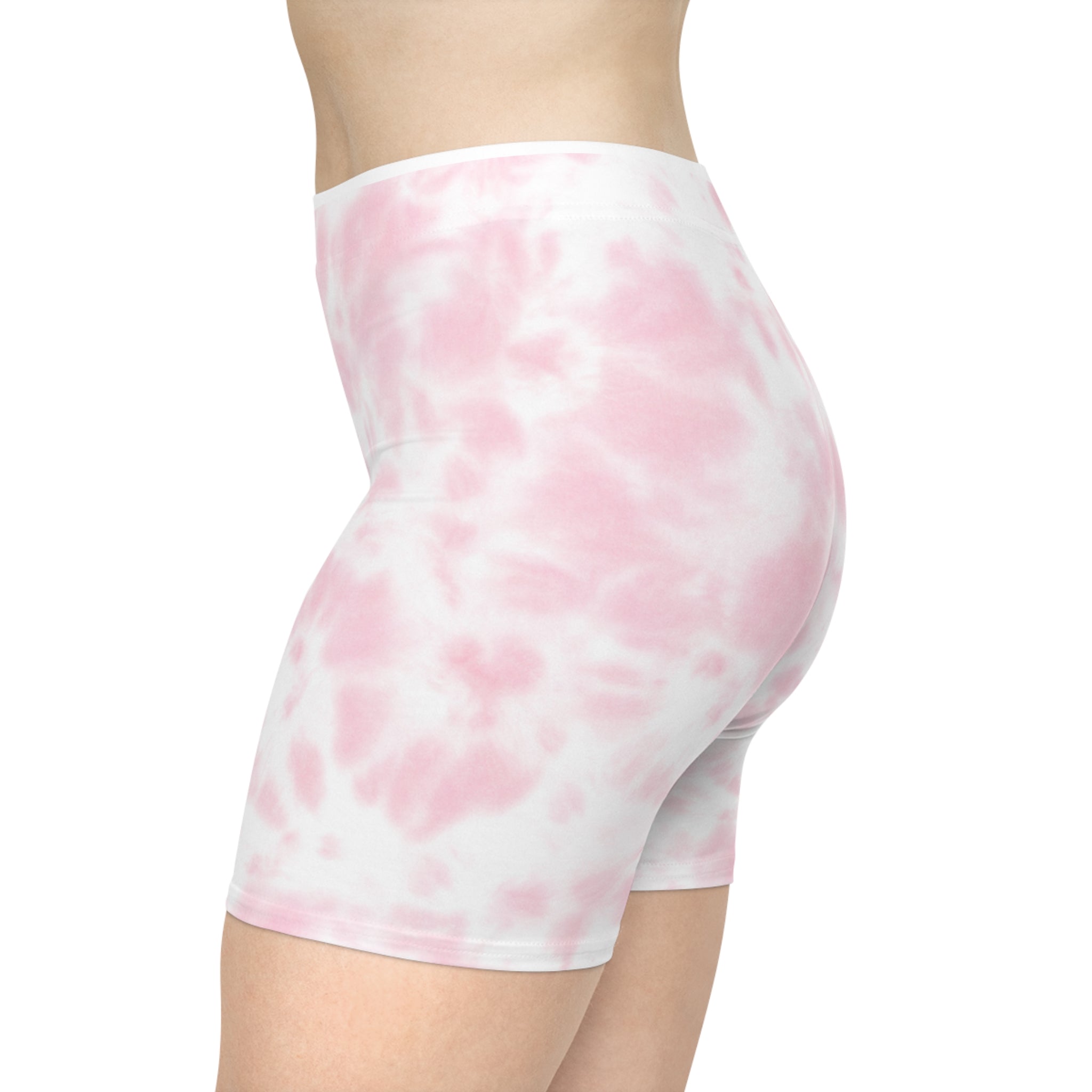 Trendy Tie-Dye Biker Shorts