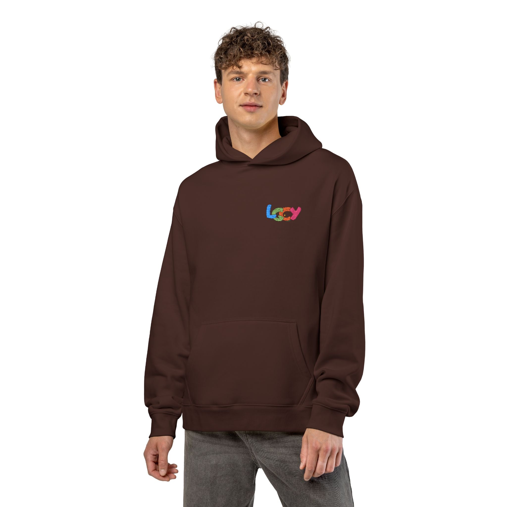 Hoodie — 'LGCY' Colorful Logo Relaxed Pullover