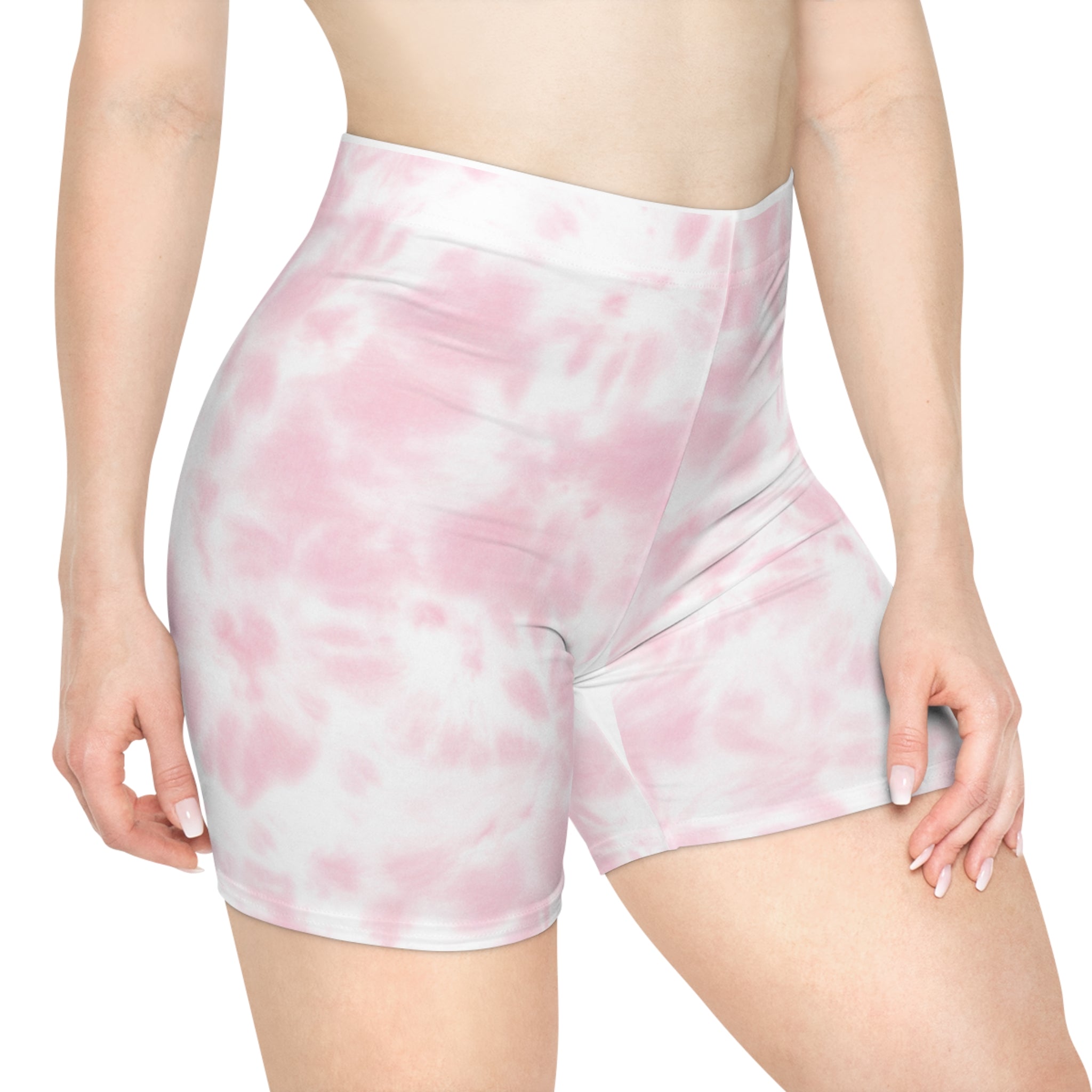 Trendy Tie-Dye Biker Shorts