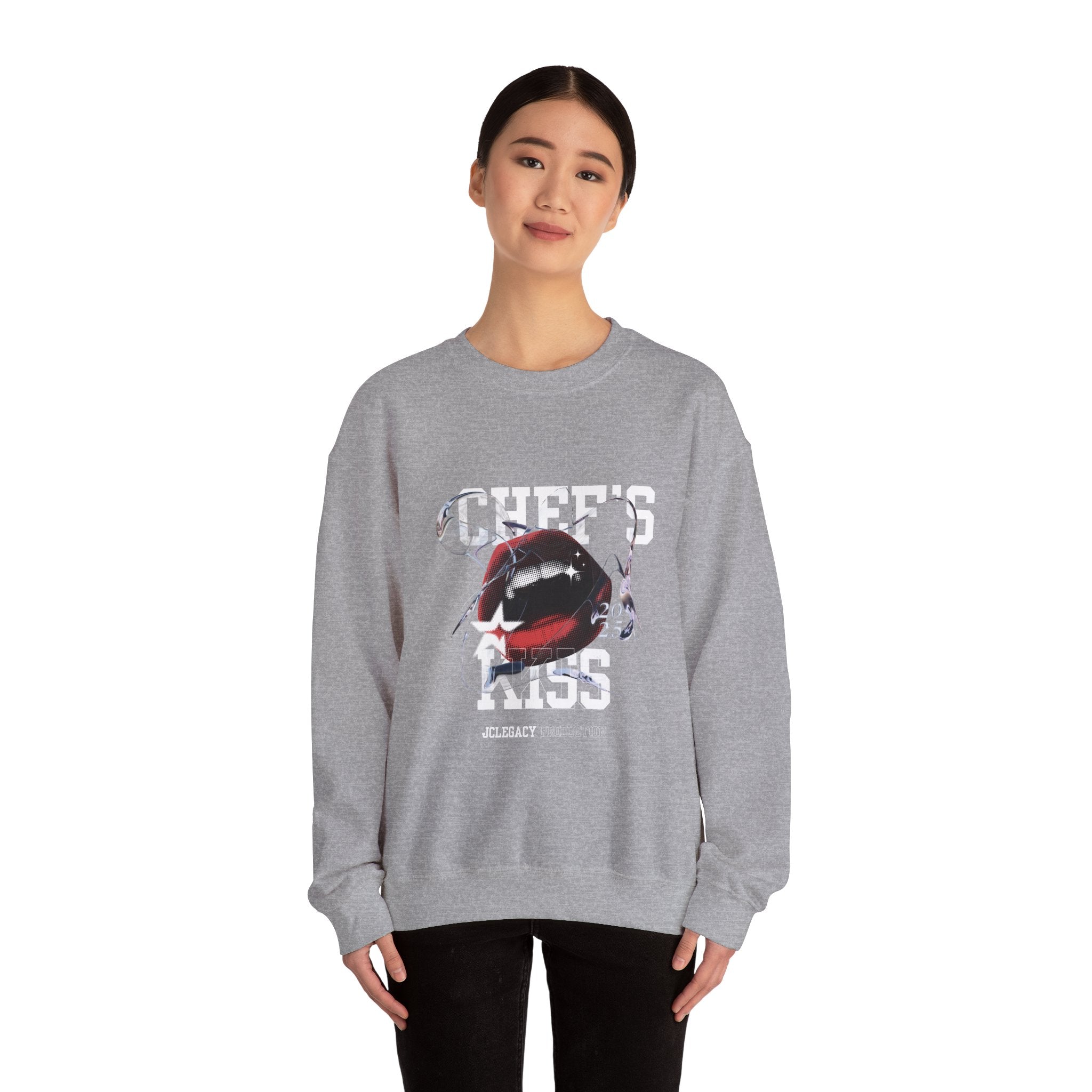 'Chef's Kiss' Unisex Crewneck Sweatshirt Graphic Pullover