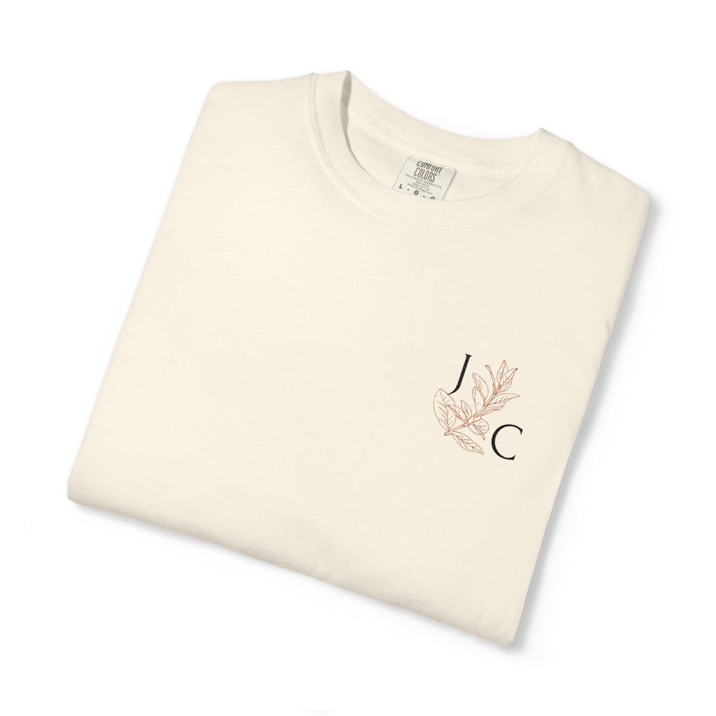 JC's Flower embordered T‑Shirt