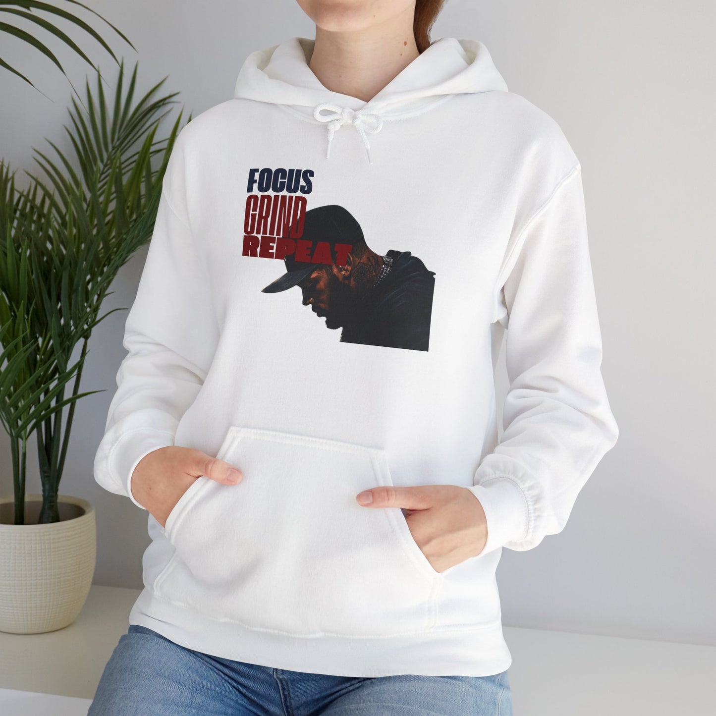 Focus Grind Repeat Unisex Hoodie