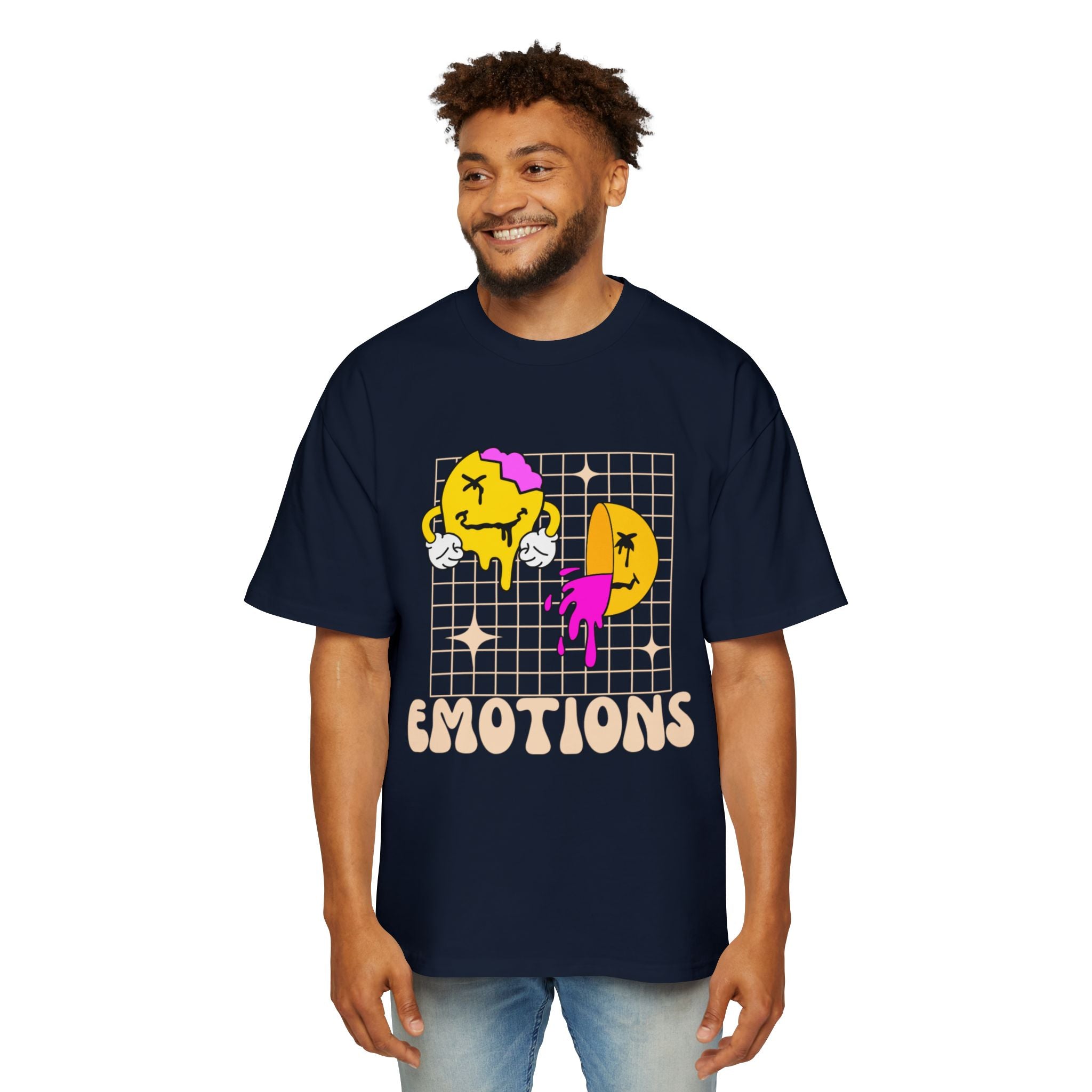 Summer emotions oversized heavy T-shirt